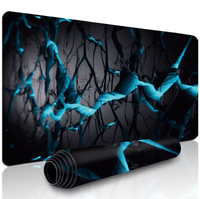 Tapis de souris de jeu extra-large anti-lumière bleue, tapis de clavier et de bureau, idéal pour le gaming et les configurations de jeu professionnelles au bureau
