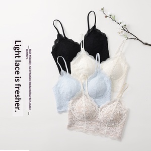 Reggiseno in Pizzo Senza Cuciture 10A, Bralette Antibatterica Senza Ferretto, <span class=keywords><strong>Top</strong></span> Imbottito con Schiena Invisibile, Lingerie Sexy da <span class=keywords><strong>Donna</strong></span> 2026 - Product Image 2