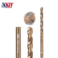 Forets hélicoïdaux XKIT 4,6 mm HSSE M35 Co5% - DIN338 pour perçage du métal et de l'acier inoxydable (en stock dès maintenant)