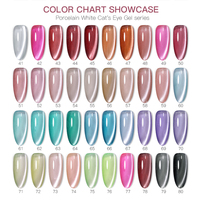 Kit de vernis gel UV/LED effet œil de chat marque privée, 80 couleurs, sans HEMA, gel magnétique pour ongles, fournitures professionnelles pour ongles