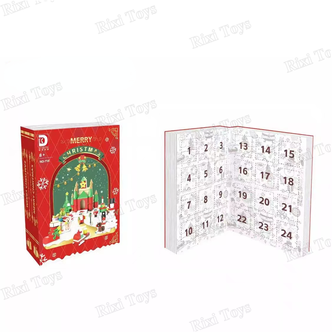 DK 714/715 Christmas & Halloween Building Block Sets - 555pcs