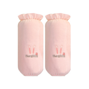 Protectores de Mangas de Forro Polar con Diseño de Dibujos Animados RAYA, 32 cm, Lindos Puños Bordados Antimanchas para Mujer, Otoño Invierno Oficina - Product Image 5