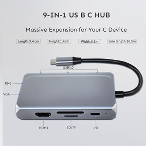 Base de Conexión para Laptop SYONG para 4 Monitores, Base de Conexión 9 en 1 con Monitor Dual para Dell <span class=keywords><strong>HP</strong></span>, Sistema Win10 32/64, MAC OS10.9 o Superior - Product Image 5