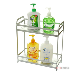 Étagères de rangement pour salle de bain et ménage de vente chaude d'usine avec deux ou trois couches de matériau en aluminium de haute qualité - Product Image 1