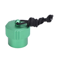 Capuchon anti-poussière en alliage d'aluminium pour régulateur DIN de 1ère étape, bouchon de protection fileté pour valve de réservoir, pour remplacement