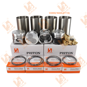 <strong>Engine</strong> <strong>Rebuild</strong> Kit 1G796-21112 <strong>Piston</strong> <strong>V2203</strong> V2403 Overhaul <strong>Rebuild</strong> Kit <strong>Piston</strong> Ring Liner for <strong>Kubota</strong> V2403 Complete Kit - Product Image 3