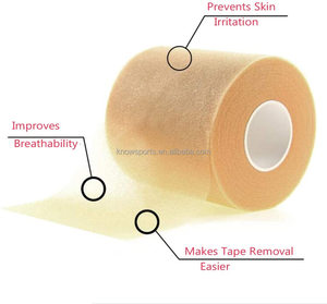 Bande de poignet de baseball bande de <span class=keywords><strong>cheville</strong></span> athlétique bandeaux pré-enveloppement <span class=keywords><strong>mousse</strong></span> respirante sous bande <span class=keywords><strong>pour</strong></span> cheveux genoux chevilles corps humain - Product Image 5