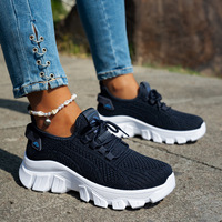 Chaussures décontractées pour femmes, légères, respirantes, de haute qualité, à lacets, à bout bas, durables et confortables