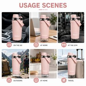 Borraccia Shaker Personalizzata da 500ml in Acciaio Inossidabile, Antigoccia, con Filtro <span class=keywords><strong>e</strong></span> Coperchio Senza BPA, per Palestra <span class=keywords><strong>e</strong></span> Fitness, Vendita all'Ingrosso OEM - Product Image 5