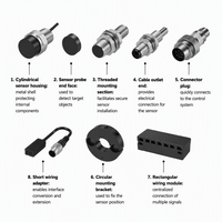 BES M12MI-PSC40B-S04G BES0068 Capteur de proximité inductif compatible Balluff PNP NO NC pour l'automatisation industrielle