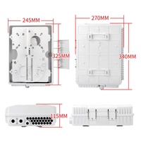 Nouvelle Boîte de Jonction Fibre Optique 2025 Hot ODP 24 Cœurs Étanche IP65 3 Entrées 24 Sorties 1:16 Cassette SC Modèle FDB-24K avec Splitter