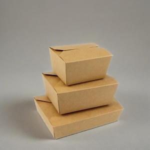 Precio al por mayor 1000ml 1400ML Desechable Personalizado Impreso Kraft Almuerzo Embalaje de alimentos Caja de papel para llevar - Product Image 2