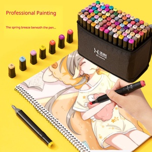 Juego de Marcadores de Alcohol de Doble Punta y <span class=keywords><strong>168</strong></span> Colores, Estuche de Plástico, para Artistas Profesionales y Estudiantes, Diseño y Coloreo - Product Image 4