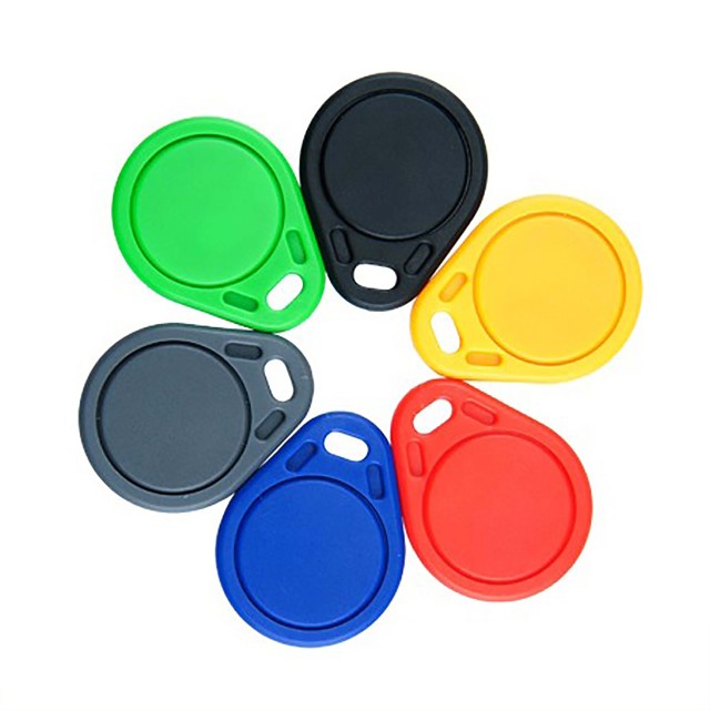 Programmable 13.56MHz ABS RFID Keyfobs Tag MIFARE Ultralight EV1 Access Management Plastic RFID Keychain