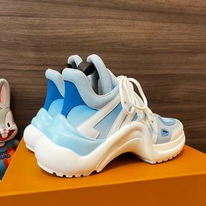 Zapatos Deportivos con Cordones de Estilo Retro, de Alta Gama, Modernos, de Diseñador, Marca LOve, Transpirables, con Parte Superior de Cuero Genuino, Antideslizantes - Product Image 4