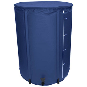 Système complet de récupération d'eau de pluie 200L, réservoir pliable avec filtre et valve de trop-plein - Product Image 2