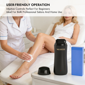 Calentador de Cera Depilatoria de 90ml con Rodillo, Sistema de Cartucho Mecánico, Calentamiento Rápido, Personalizable, para Cuerpo - Product Image 4