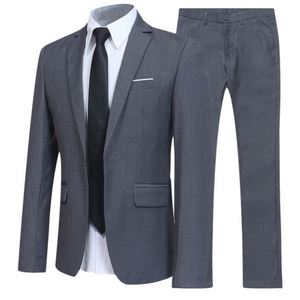 Completo da Uomo Stile Gentiluomo Britannico 2026 Nuova Tendenza Due Pezzi Taglie Forti Traspirante Stampato con Bottoni per Matrimonio Formale - Product Image 4