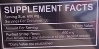 Résine de Shilajit de l'Himalaya OEM/ODM – Complément Original Sibérien Certifié GMP – Favorise le Métabolisme et le Système Immunitaire – En Bouteilles