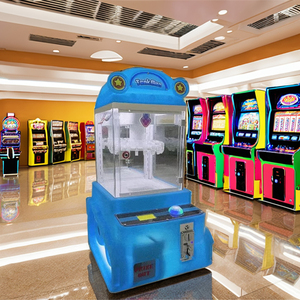 Mini machine à griffes de jeu d'arcade à pièces et grue en peluche pour enfants Win Always Coin Pusher - Product Image 4