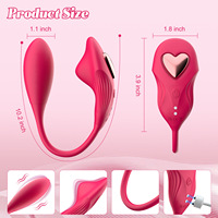 Oeuf vibrant interactif connecté / Vibrateur télécommandé longue distance / Stimulation du point G et du clitoris pour jeux coquins en couple