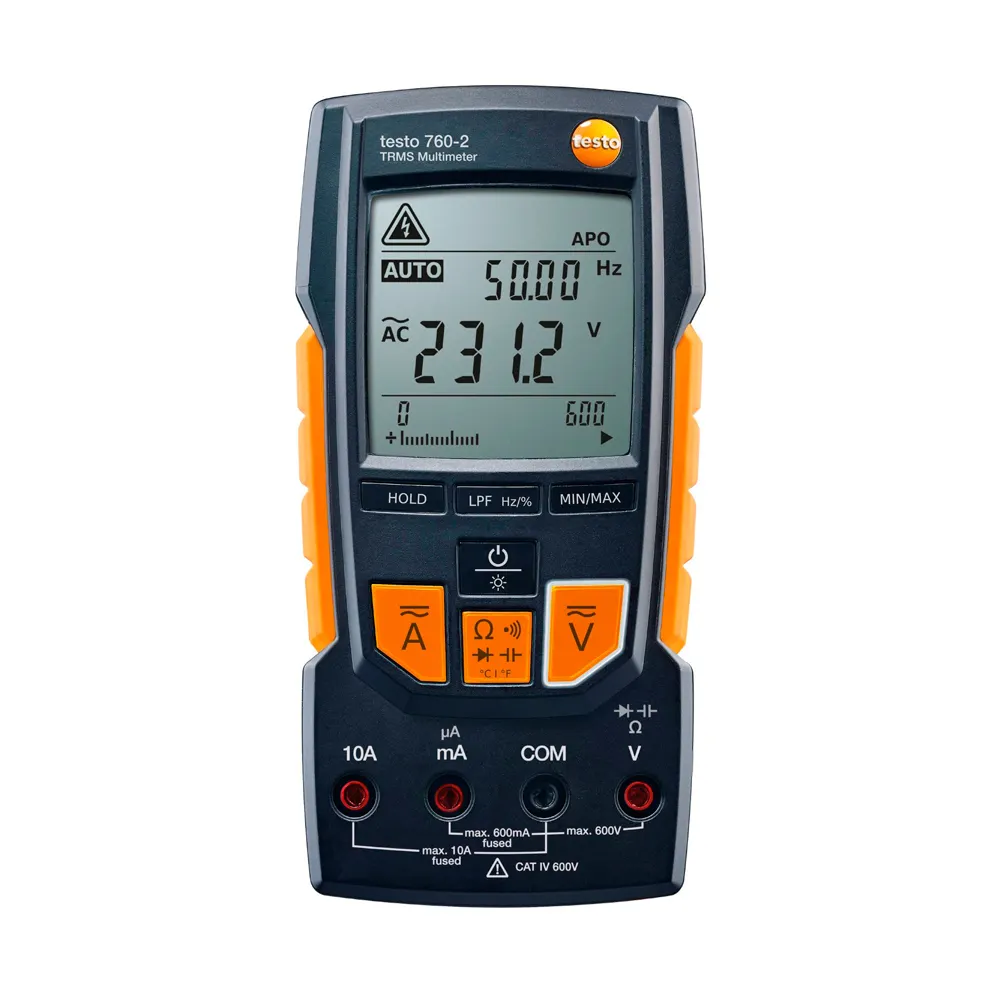 Testo760-2 dijital el multimetre TRMS multimetre voltmetre akım ölçer 0590 7602