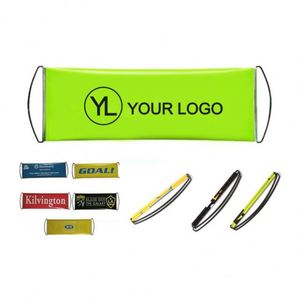 Custom LOGO Full Color Printed Sports Portable Cheering Scrolling Retractable Handheld <b>Banners</b> - Product Image 1
