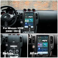 13.8 İnç Android14 Araba Radyosu GPS Navigasyon Multimedya Oynatıcısı Nissan 370Z Z34 2008 - 2019 Dikey Ekran RDS DSP CarPlay 4G Oto