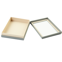 Boîtes d'emballage avec fenêtre transparente, petites boîtes cadeaux à tiroir coulissant en papier avec fenêtre en PVC transparente, biodégradables