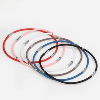 Collier unisexe en silicone Kelutd en forme de papillon avec ions négatifs et logo personnalisé, bijoux personnalisés Quantum Factory