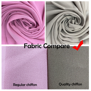 <span class=keywords><strong>JYL</strong></span> Haute Qualité 180*70cm Mousseline de Soie Châle Écharpe Doux et Lisse Perle Mousseline de Soie Long Hijab pour Adultes pour l'Hiver - Product Image 3