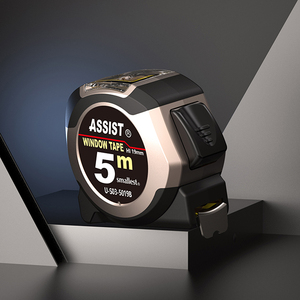 סרט סרט מדידה 0.115 מ "מ עובי ניילון ציפוי להב בקנה מידה דו צדדי 3 מ 'פלדה מדידה סרט - Product Image 2