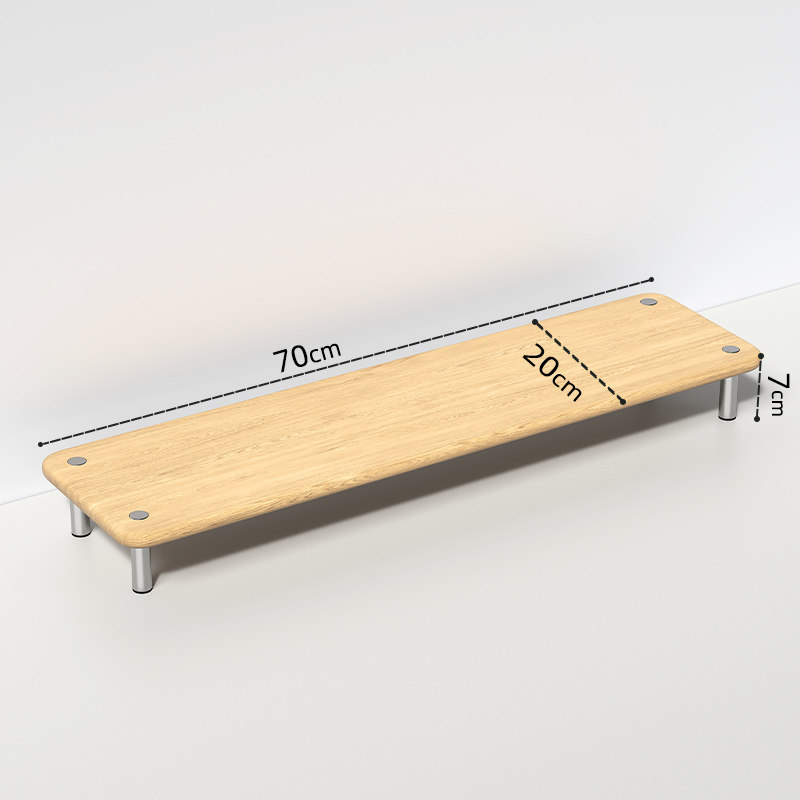 Natural wood color, 70cm long [solid wood]