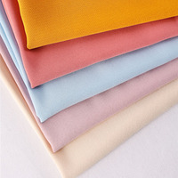 Tissu satiné brillant et lisse en polyester 80D, crêpe mousseline perlée froissée, haute densité 155 g/m², plus de 40 couleurs, pour robes de mariée et décoration automobile
