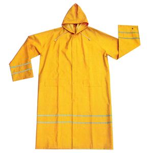 SLF-9025 imperméable à l'eau respirant construction randonnée porte sécurité travail longue pluie porter costume manteau - Product Image 2