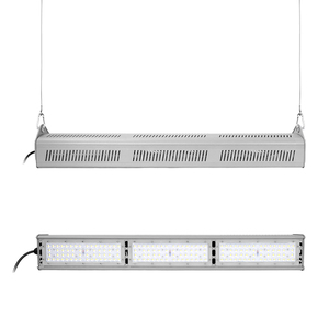 Projecteur linéaire UFO IP65 pour usage industriel, résistant à l'eau, pour entrepôts et supermarchés, 140lm/w, 250W, 200W, 300W, type Troffer - Product Image 1