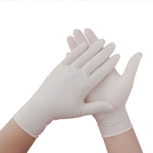 6mil blanco fuerte seguridad nitrilo guante XXL China sala limpia antideslizante látex libre a prueba de agua duradero - Product Image 3