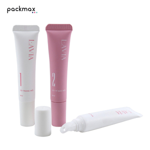 Tubo de brillo labial personalizado de 19 mm de diámetro, 5-20 ml, con punta angulada, tubo vacío para crema de ojos y esencia. - Product Image 1