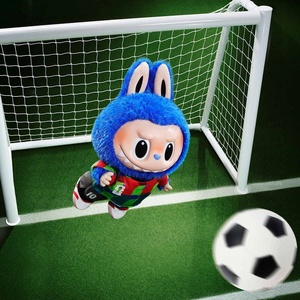 热销商品 MONSTERS Labubu FIFAA 系列 捕获胜利乙烯基毛绒公仔 可爱收藏级足球时尚玩具 家居装饰礼品 - Product Image 1