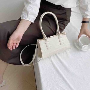 Nueva moda Popular Simple Color sólido compras diarias viaje clásico señoras cocodrilo Pu bolsos de cuero bolso de mano - Product Image 4