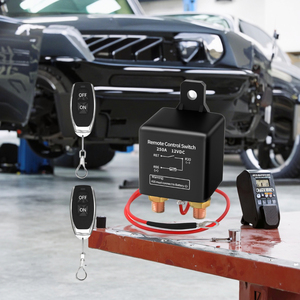 Interrupteur de coupure de batterie de voiture télécommandé <span class=keywords><strong>12V</strong></span> 250A interrupteur de déconnexion de batterie avec deux porte-clés de relais de télécommande sans fil - Product Image 1