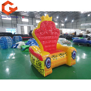 Verjaardagsfeestje Opblaasbare Koning Stoel Sofa Reclame Opblaasbare Meubels Stoel Voor Promotionele - Product Image 3