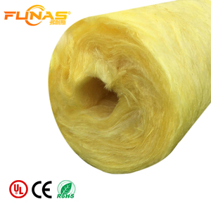 <span class=keywords><strong>Aislamiento</strong></span> de revestimiento de conducto de lana de vidrio Funas HVAC con revestimiento negro-Material acústico térmico para aire acondicionado, 25mm, 48kg - Product Image 2
