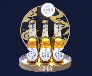 Customizable Multifunctional Eco-Friendly <strong>Beer</strong> <strong>Display</strong> Stand Acrylic &amp; Metal Flat Pack - Product Image 6