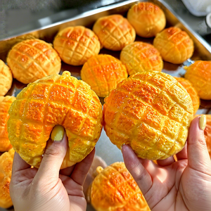 Juguete Antiestrés Crunchy Ball, Pan de Piña, Croissant, Hamburguesa, para Niños de 5 a 7 Años - Product Image 1
