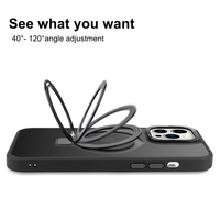 Weview 2 In1 Porte-anneau magnétique dur en métal pour IPhpne 12 13 14 Pro Max Cover
