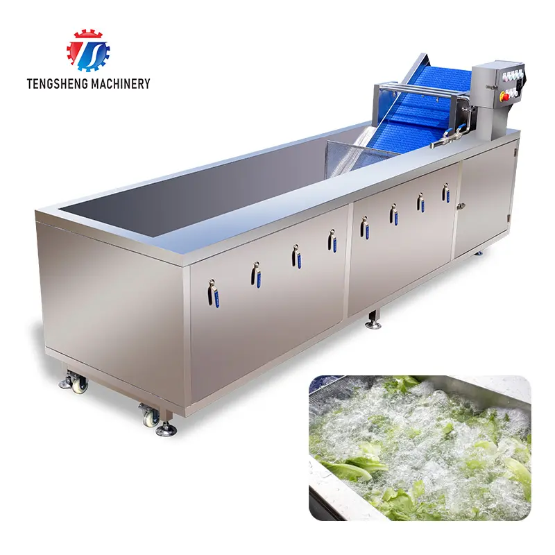 Hot sale 1500kg/h orange lemon apple strawberry pear ozone sterilization bubble washing machine