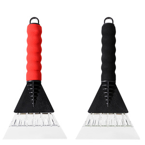 Lanbowang <b>Plastic</b> Snow <b>Shovel</b> With Rubber Sleeve Ice Scraper For Car Snow Removal And Defrosting - Product Image 2