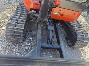 Mini-excavatrice Kubota U35 d'occasion pour moteur de 3,5 tonnes, excavatrice sur chenilles, boîte de vitesses |   Pompe hydraulique Shimadzu pour godet à démolition rapide - Product Image 5