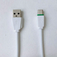 XINBO kabel Data pengisi daya Cepat bergaris, kabel Data tembaga murni kompatibel ponsel PVC tipe-c Android